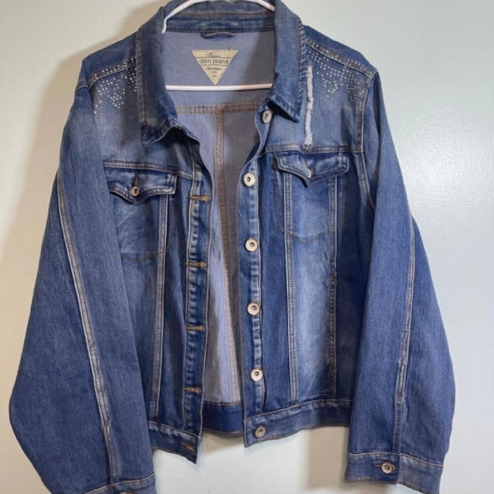Dkny Women's Blue and Navy Jacket